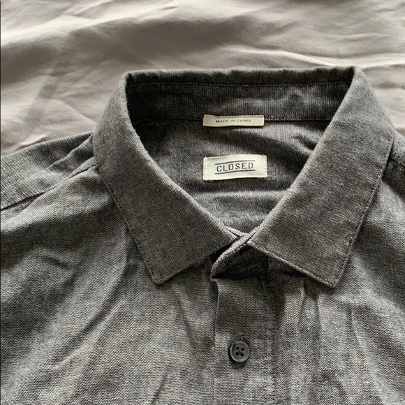 Grey Button Down | CLOSED (brand) - Picture 2 of 3